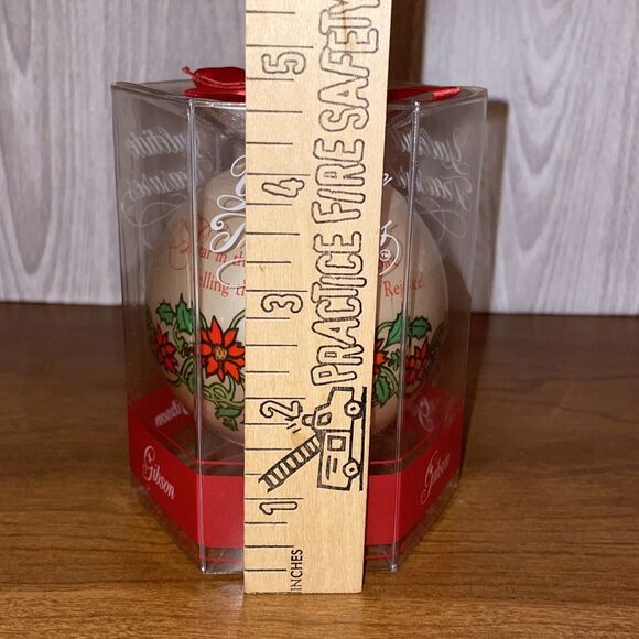 Gibson Yuletide Treasures Christmas Ornament 1980 Helen Steiner Rice - Picture 10 of 11
